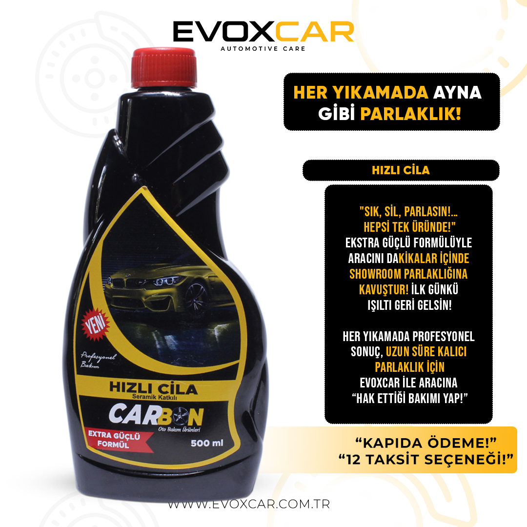 EVOXCAR HIZLI CİLA 500-ML