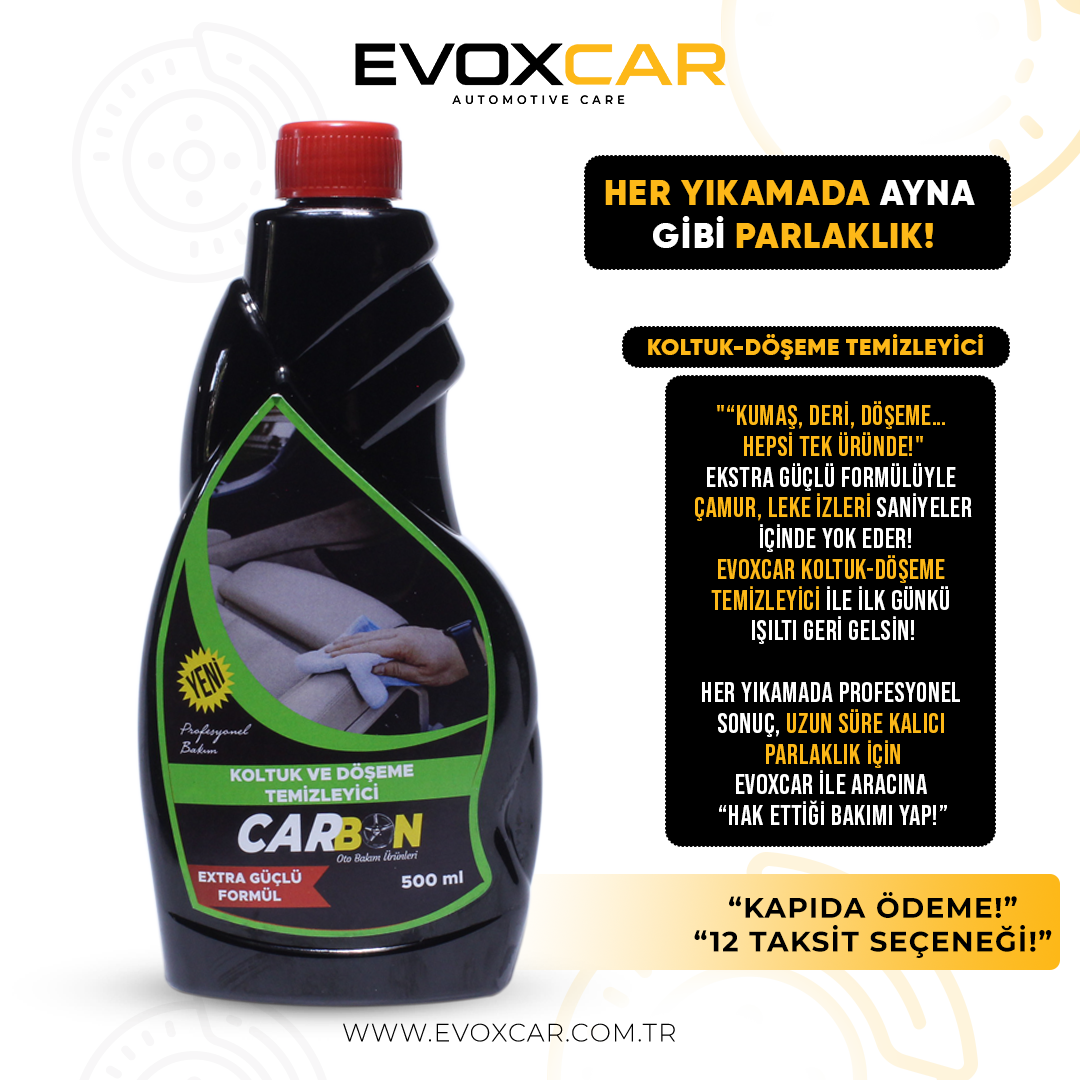 EVOXCAR KOLTUKVE DÖŞEME TEMİZLEYİCİ 500-ML